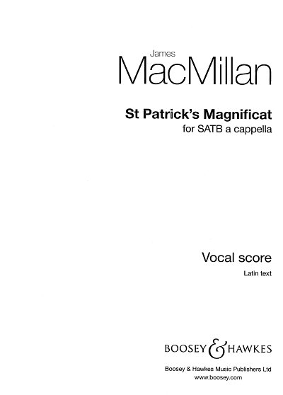 J. MacMillan: St Patrick's Magnificat, GCh4 (Chpa)
