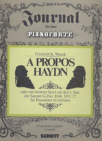 F.K. Wanek: "A propos Haydn" Hob. XVI: 27 Heft 4