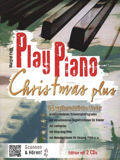 M. Feils: Play Piano Christmas Plus, KlvG;Ges/Mel (+2CDs)