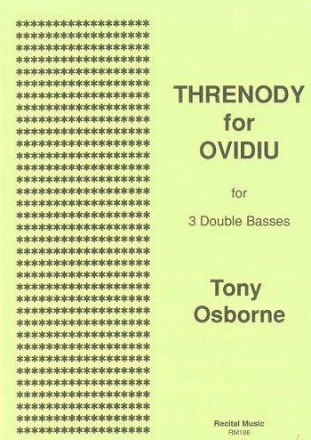 T. Osborne: Threnody For Ovidiu (Pa+St)