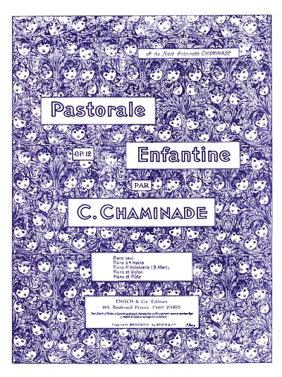 C. Chaminade: Pastorale Enfantine op. , Vl/FlKlav (KlavpaSt)