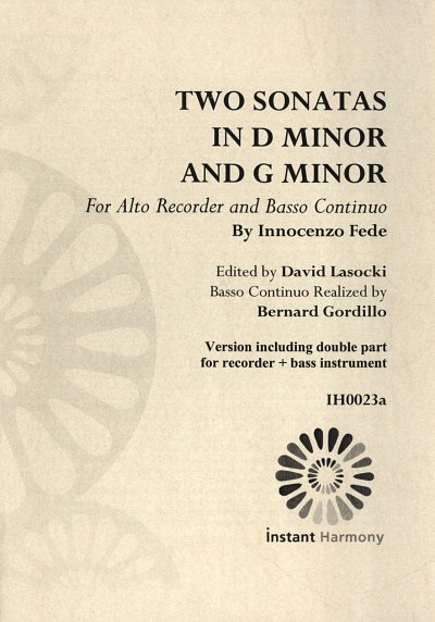 Fede Innocenzo: 2 Sonaten Instant Harmony