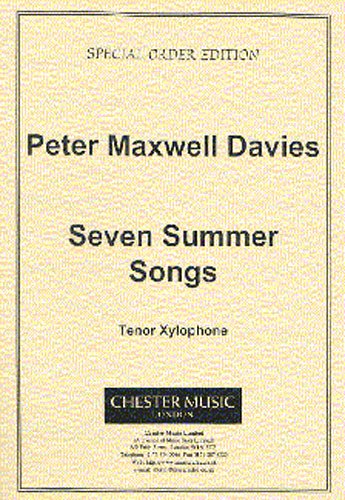 Seven Summer Songs - Tenor Xylophone, Schlens