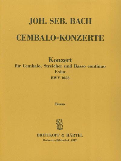 J.S. Bach: Cembalokonzert E-dur BWV 1053