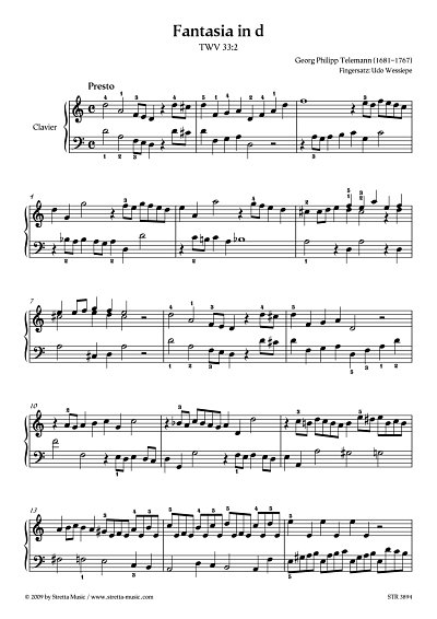 DL: G.P. Telemann: Fantasia in d TWV 33:2