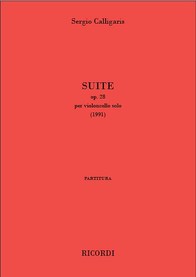S. Calligaris: Suite op. 28, Vc