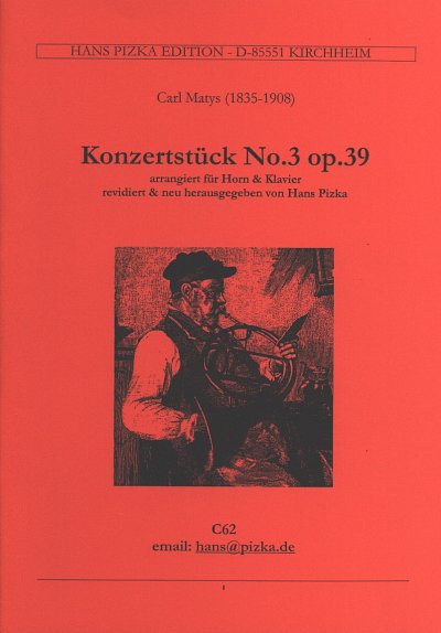 AQ: H. Pizka: Konzertstueck No. 3 op. 39, HrnKlav ( (B-Ware)