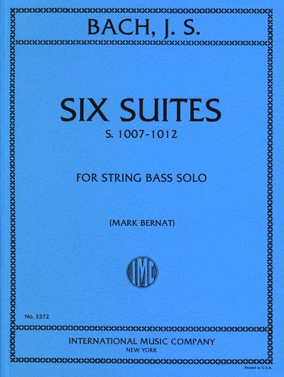 J.S. Bach: 6 Suites BWV 1007-1012, Kb