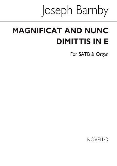 J. Barnby: Magnificat and Nunc Dimittis in E, GchOrg (Chpa)