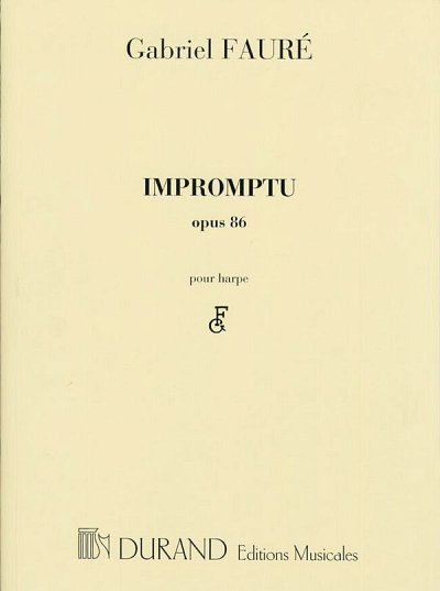 G. Fauré: Impromptu Op. 86, Hrf