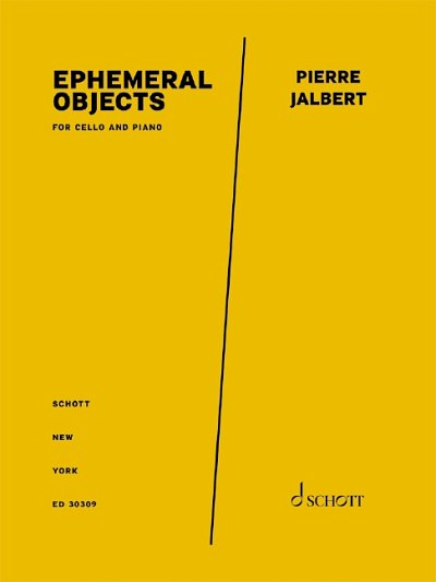 J. Pierre: Ephemeral Objects , VcKlav (Pa+St)