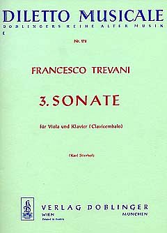 Trevani Francesco: Sonate 3 B-Dur (3 Sonaten) Diletto Musica