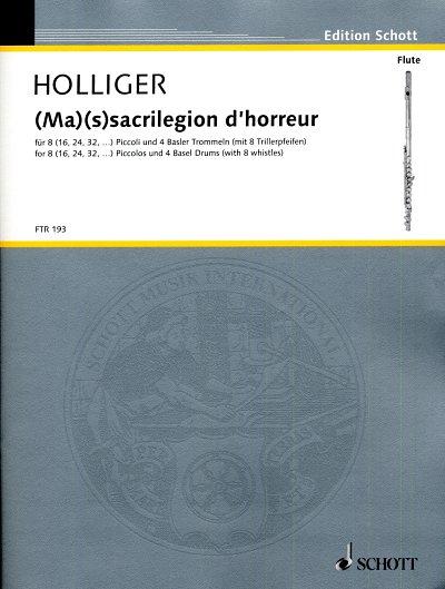 H. Holliger: (Ma)(s)sacrilegion d'horreur  (Pa+St)