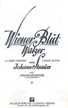 J. Strauß (Sohn): Wiener Blut op. 354, Salono (KlavdirSt)