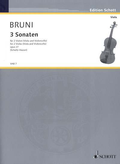 A.B. Bruni: 3 Sonaten op. 27