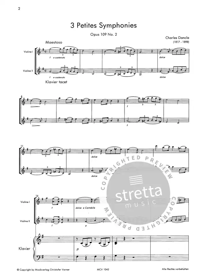 C. Dancla: 3 Petites Symphonies Concertantes 2 (1)