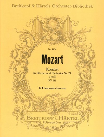 W.A. Mozart: Klavierkonzert c-Moll KV 491, KlavOrch (HARM)
