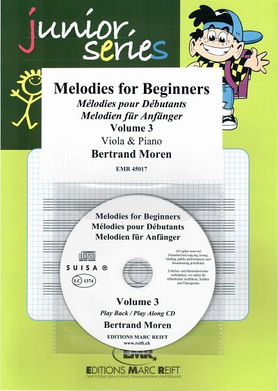 B. Moren: Melodies For Beginners - Volume 3, VaKlv (+CD)