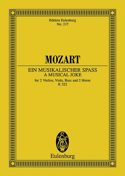 W.A. Mozart: Ein musikalischer Spaß F-Dur