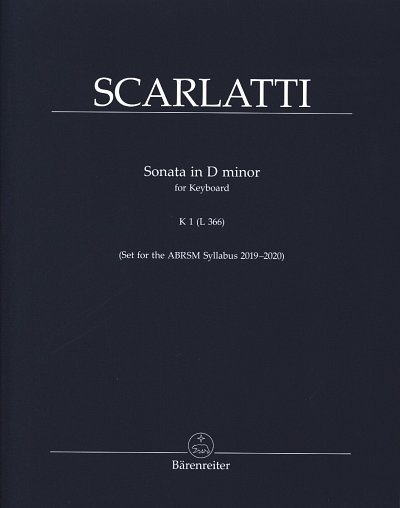 D. Scarlatti: Sonata in D minor K 1 (L 366), Klav/Cemb