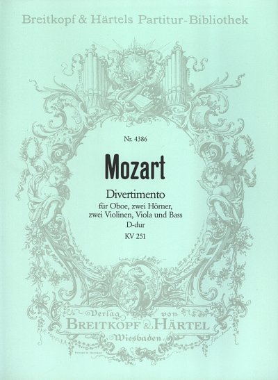 W.A. Mozart: Divertimento D-Dur KV 251, Sinfo (Part.)