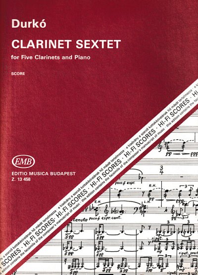 Z. Durkó: Klarinette--Sextett Für Fünf Klarinetten Und  (Bu)