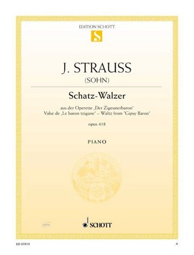 J. Strauß (Sohn): Schatz-Walzer op. 418 , Klav
