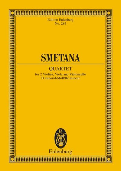 DL: B. Smetana: Streichquartett d-Moll, 2VlVaVc (Stp)