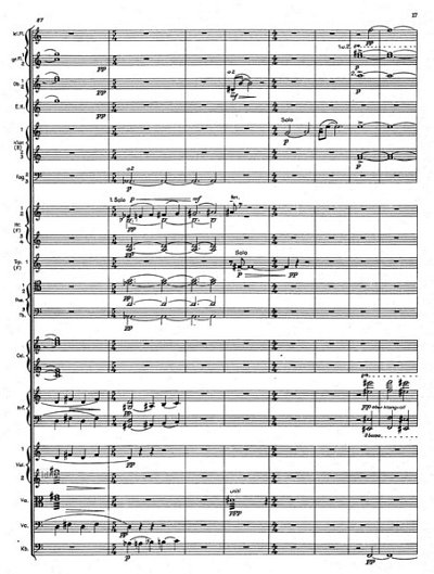 G. Klebe: Sinfonie III op. 52 (1966), Orch (Stp)
