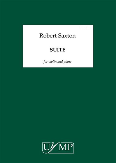 R. Saxton: Suite, VlKlav (KlavpaSt)