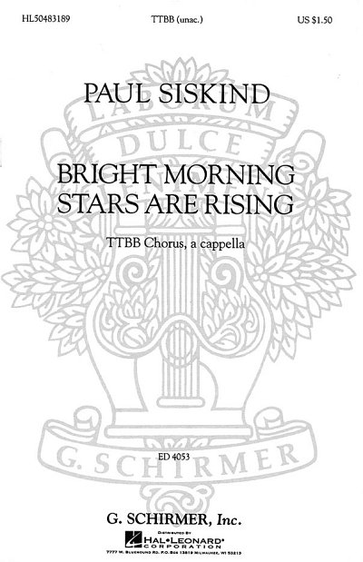 (Traditional): Bright Morning Stars are Rising, Mch4 (Chpa)