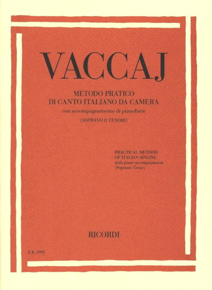 N. Vaccaj: Practical method of Italian singing, GesHKlav (0)