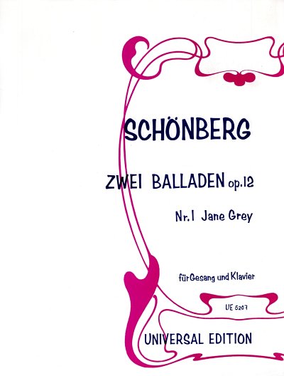 A. Schönberg: 2 Balladen Nr.1: Jane Grey op. 12 