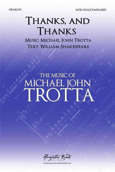 M.J. Trotta: Thanks, and Thanks and Ever Thanks