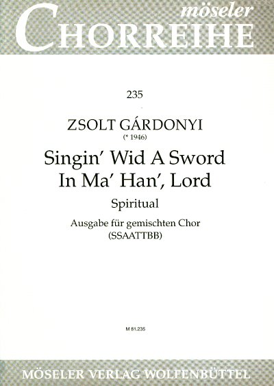 AQ: Z. Gardonyi: Singin' Wid A Sword In Ma' Han' Lo (B-Ware)
