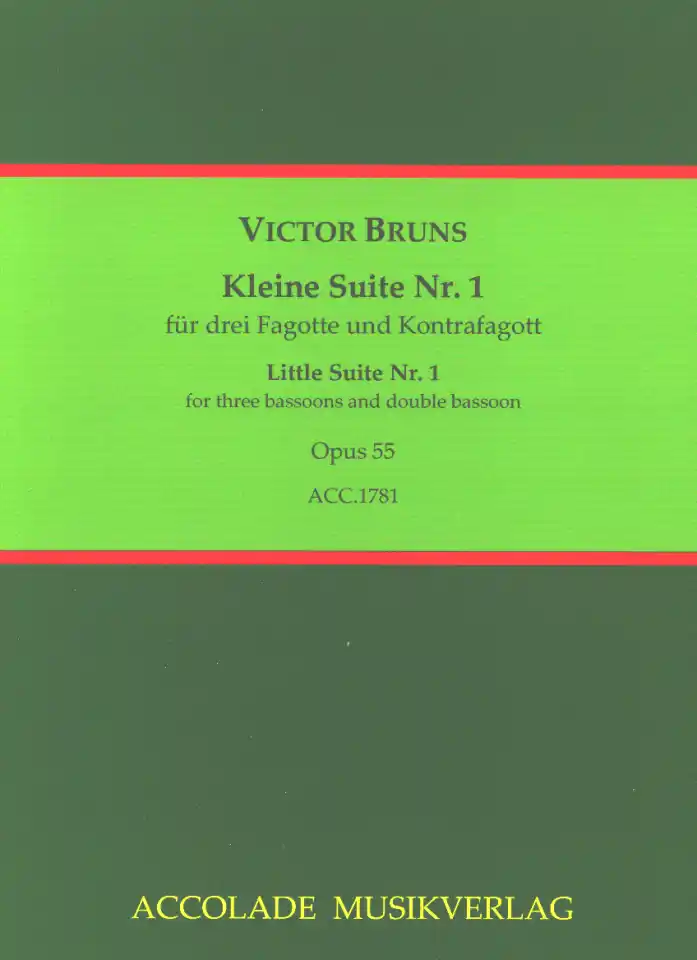 V. Bruns: Kleine Suite Nr. 1 op. 55, 3FagKfag (Pa+St) (0)