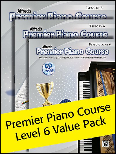 Premier Piano Course Level 6 Value Pack, Klav (Pa+St)