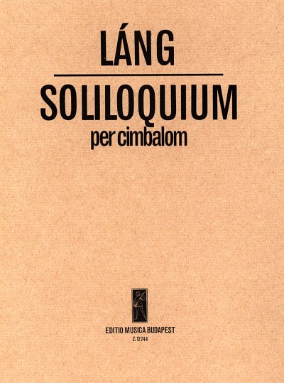 I. Láng: Soliloquium, Zymb