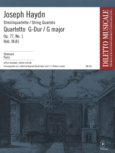 J. Haydn: Quartett G-Dur Op 77/1 Hob 3/81