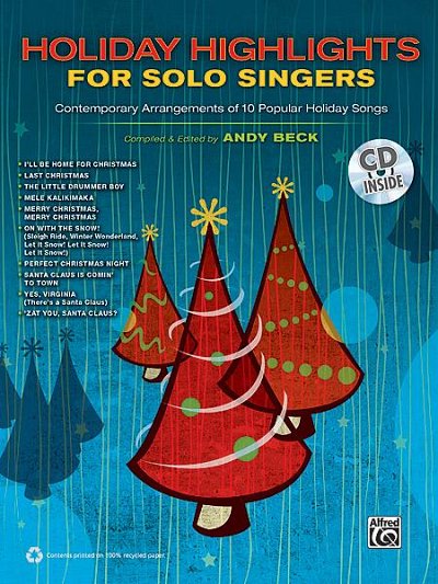 Holiday Highlights for Solo Singers, Ges (Bu+CD)