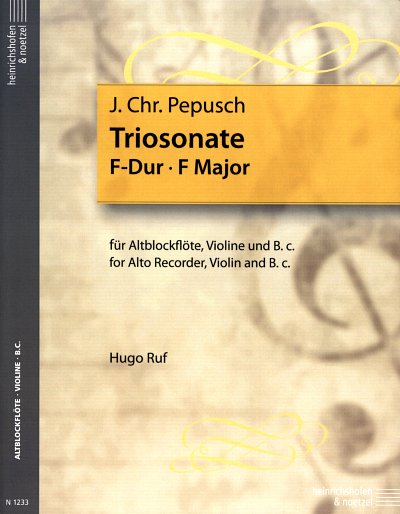 J.C. Pepusch: Triosonate F-Dur, AbfVlBc (Pa+St)