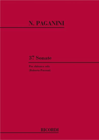 N. Paganini: 37 Sonate, Git/Lt