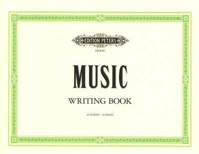 AQ: Peters Music Writing Book - groß (B-Ware)