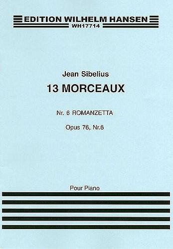 J. Sibelius: 13 Pieces Op.76 No.6 'Romanzetta'