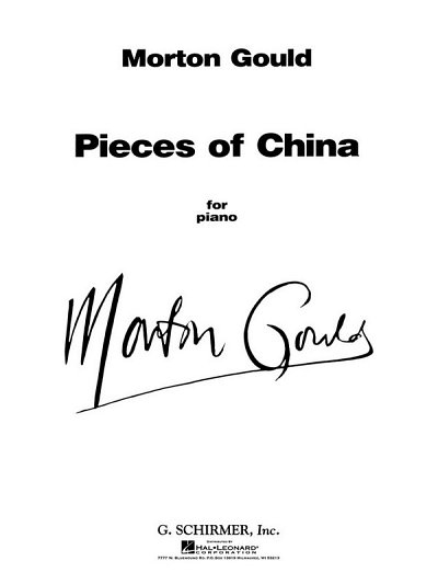 M. Gould: Pieces of China (a Six-Movement Suite), Klav