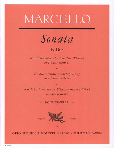 B. Marcello: Sonate B-Dur Op 1/6