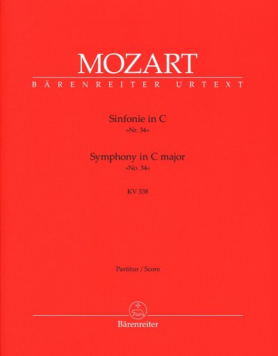 W.A. Mozart: Sinfonie Nr. 34 C-Dur KV 338, Sinfo (Part.)