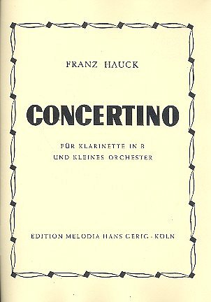 F. Hauck: Concertino, KlarKlv (KASt)