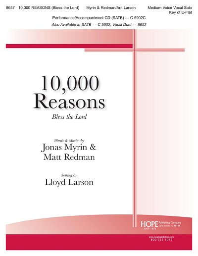 J. Myrin: 10,000 Reasons, GesMKlav