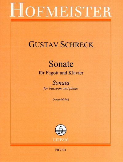 G. Schreck: Sonate, FagKlav (Pa+St)